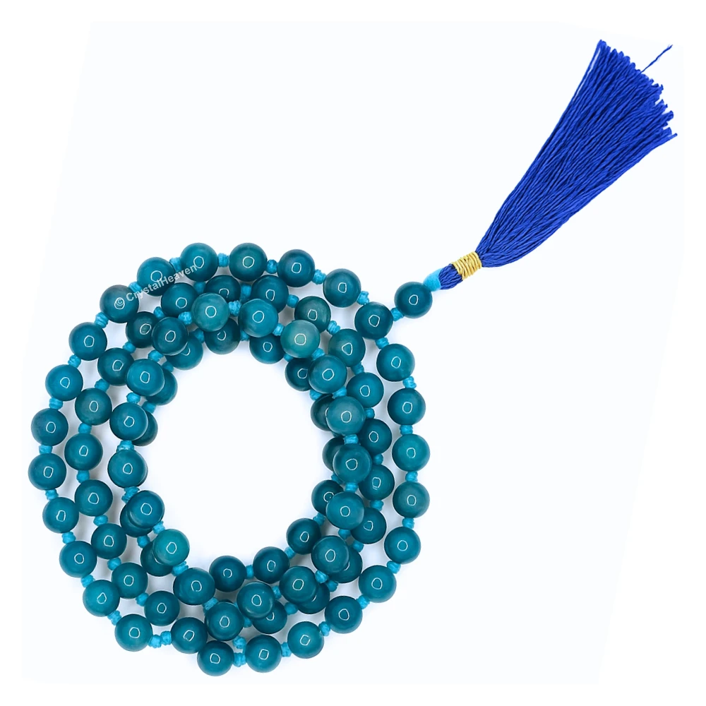 Apatite Japa Mala (Hand Knotted)