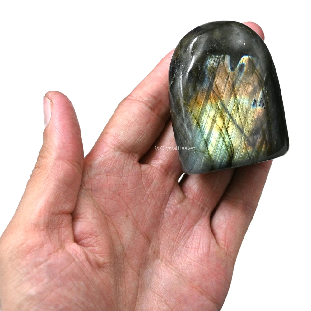Labradorite Standing Palm Stone (Large)