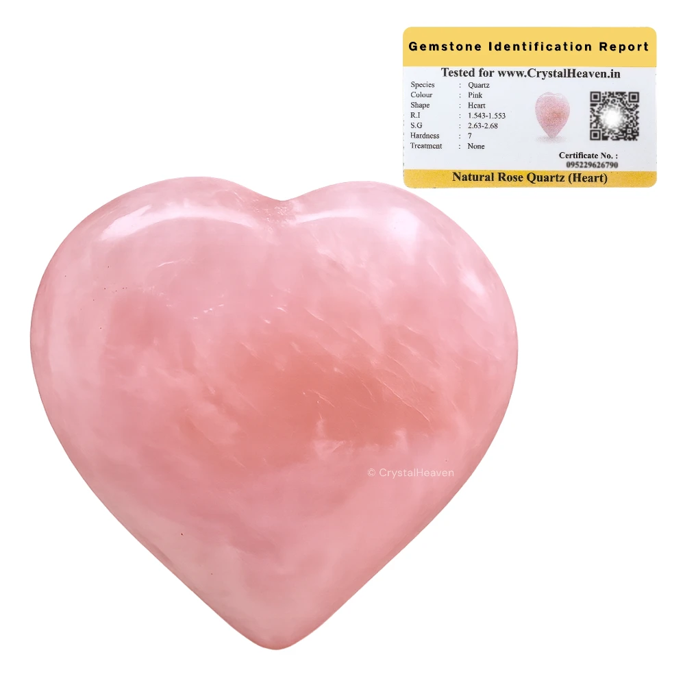 Rose Quartz Heart