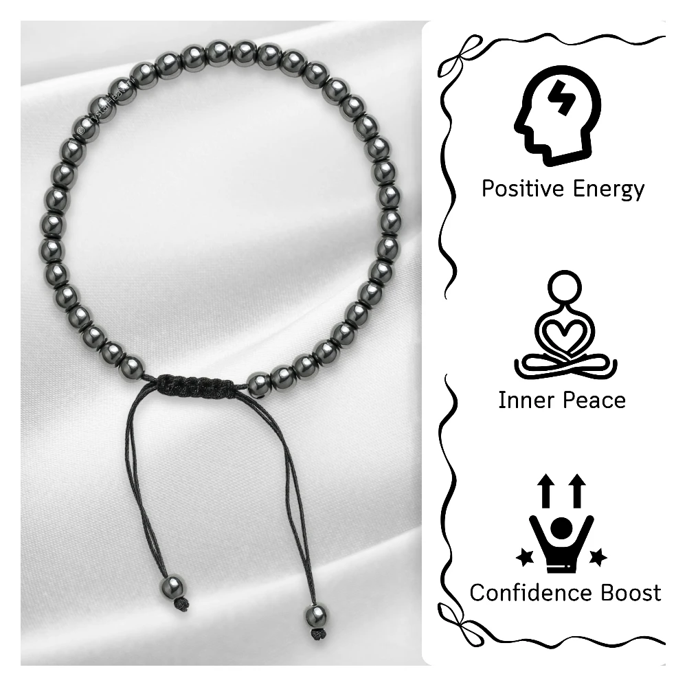 Hematite Anklet (Without Knot)