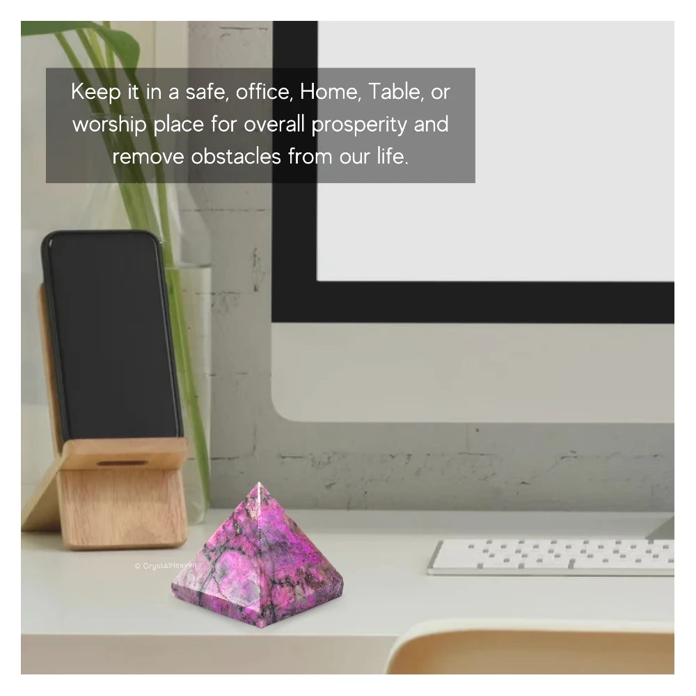 Cobalt Calcite Pyramid (1.5 Inch)