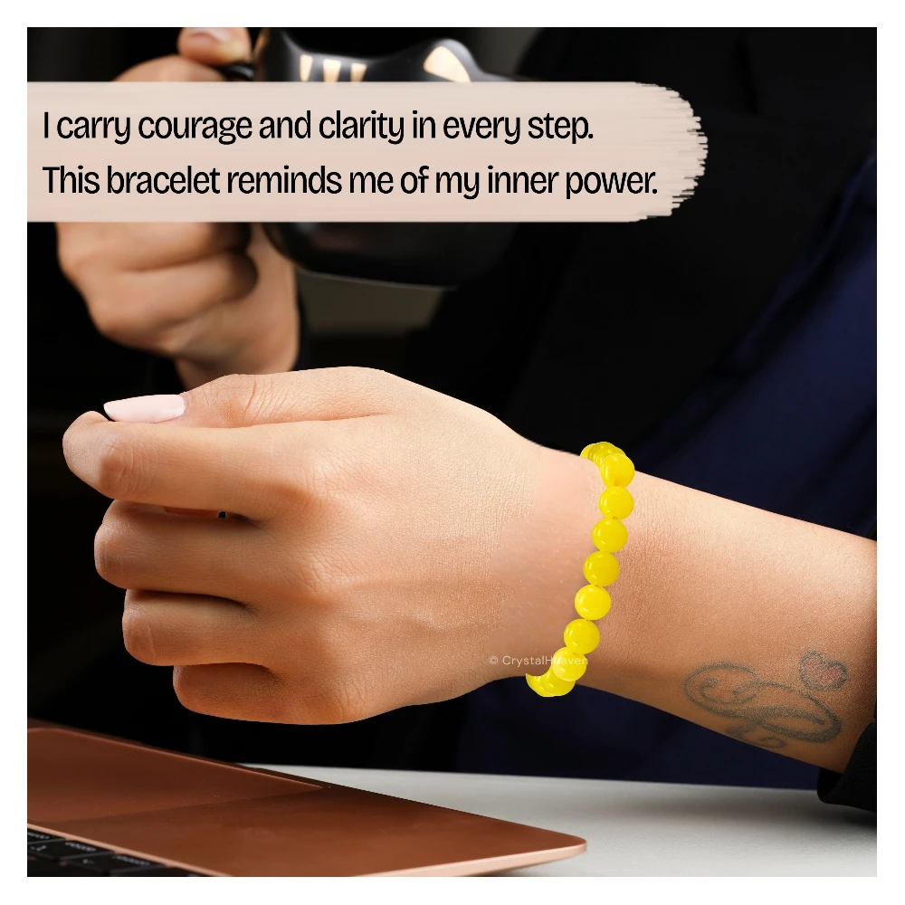 Lemon Jade Bracelet (Adjustable)