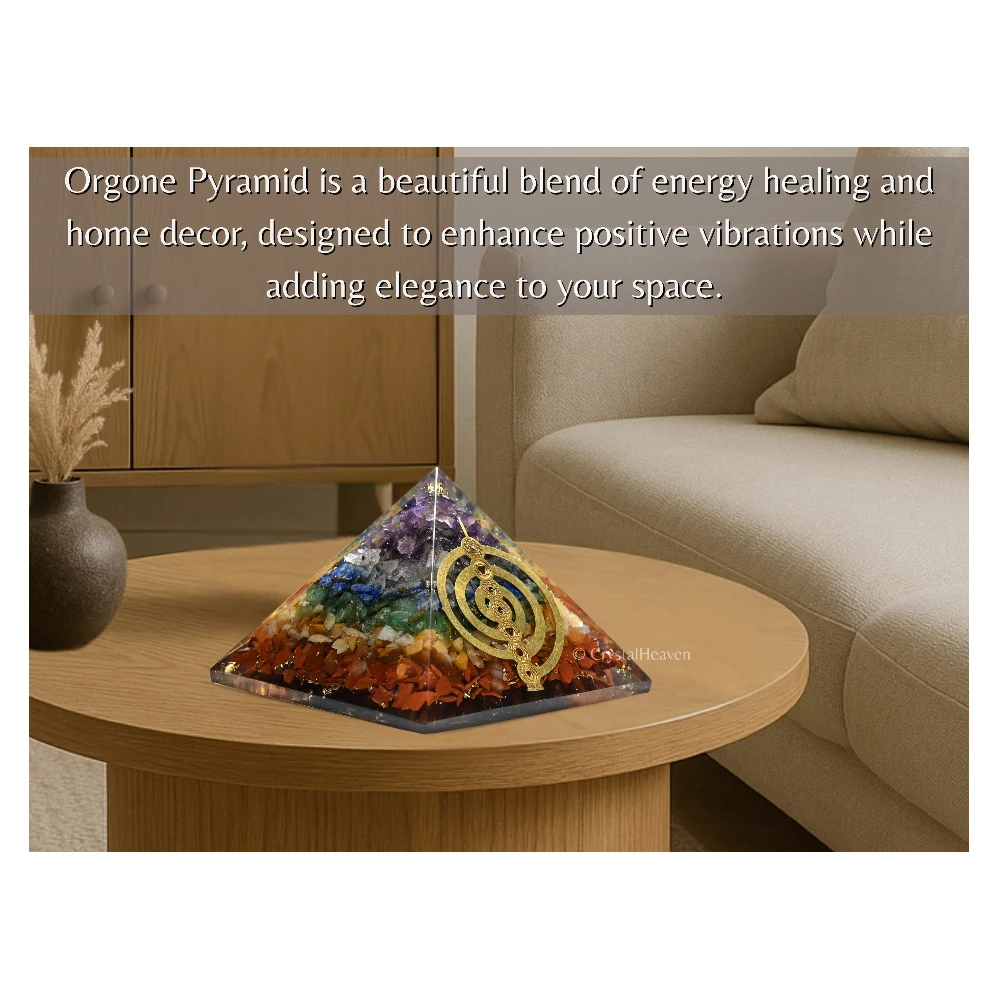 7 Chakra Orgone Pyramid (Chakra Reiki)