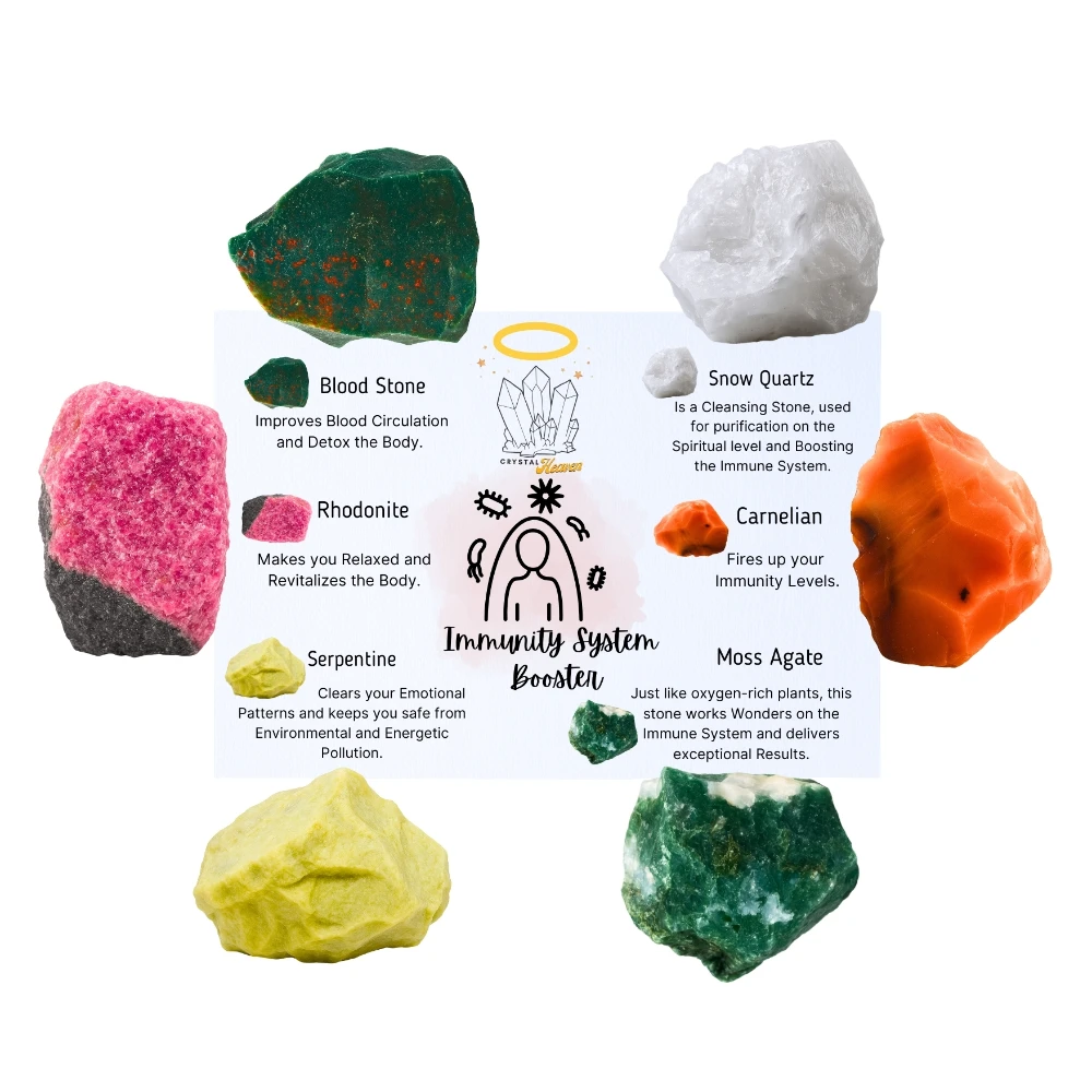 Immunity Raw Crystals Set