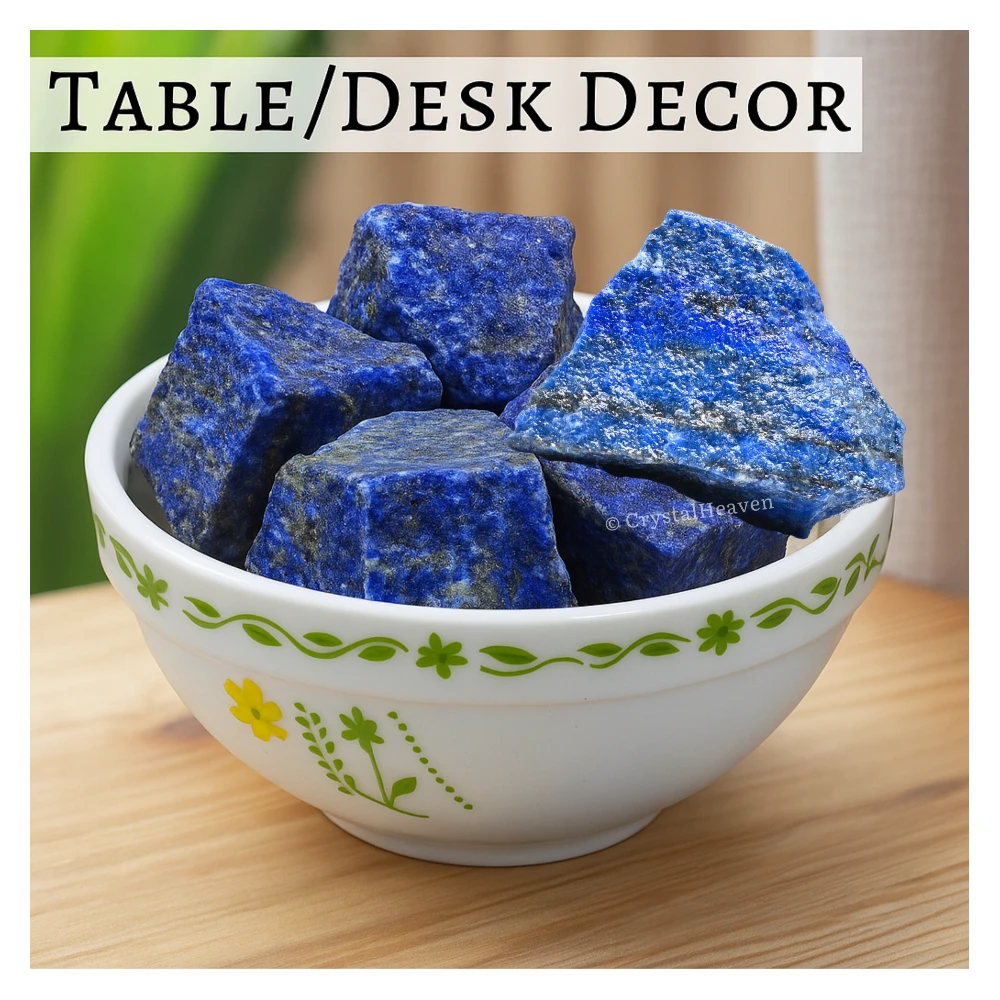 Raw Lapis Lazuli Crystals (5 Pieces)
