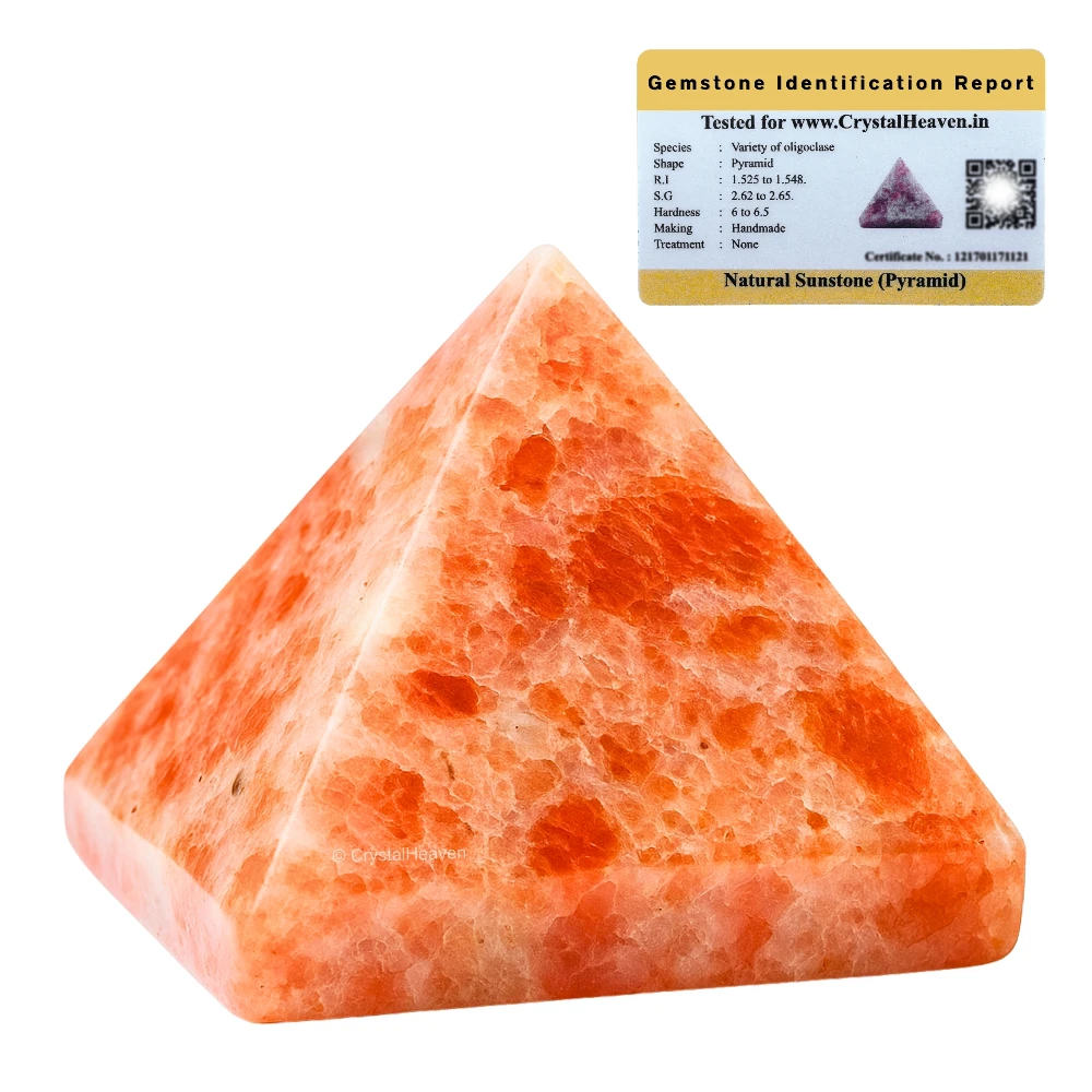 Sunstone Pyramid (1.5 Inch)