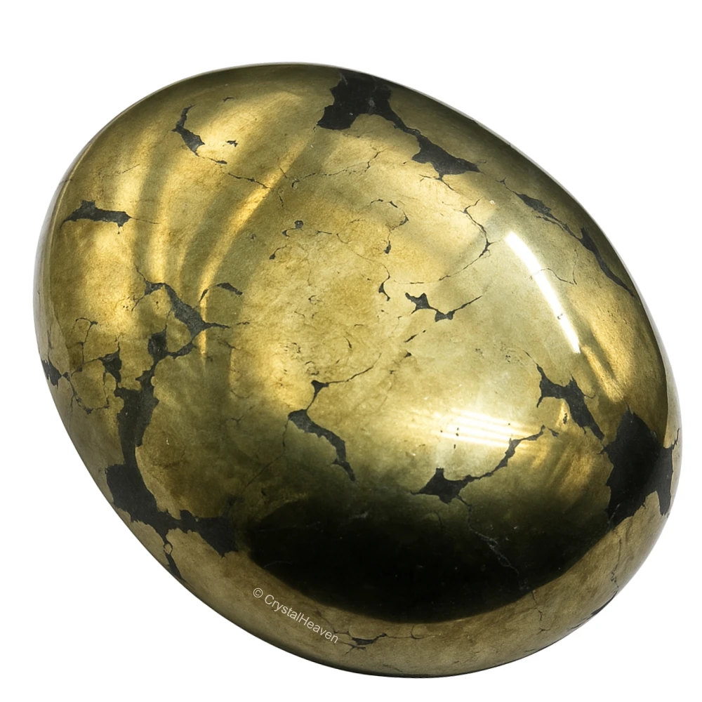 Pyrite Palm Stone