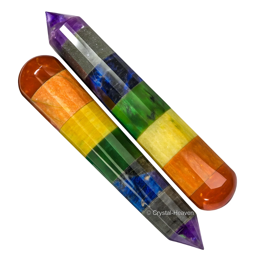 7 Chakra Wand (Faceted)