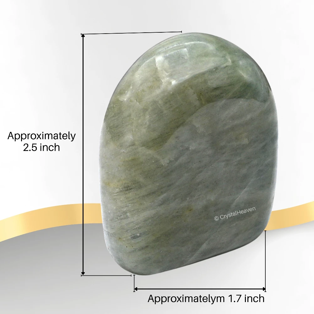 Aquamarine Standing Palm Stone (Large)