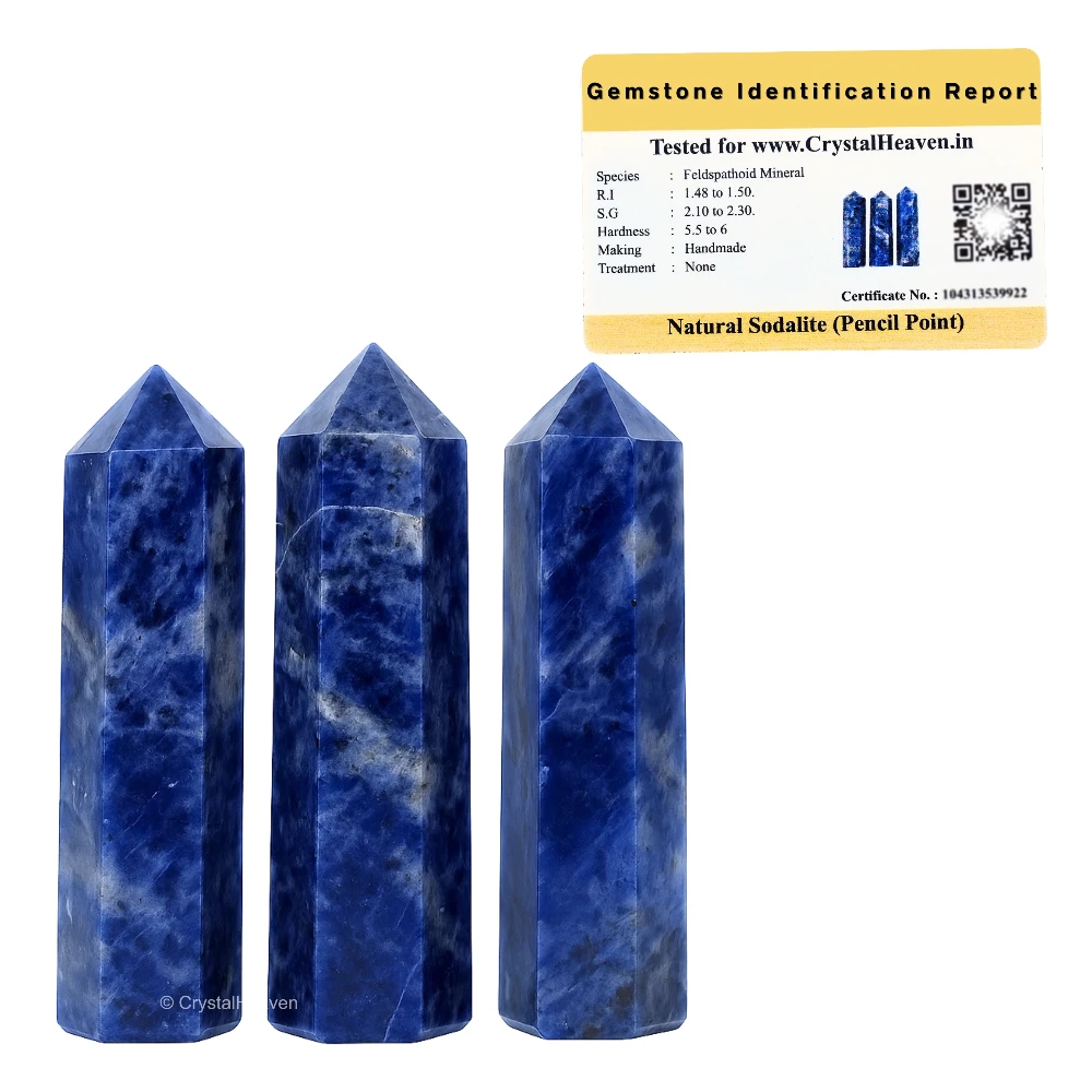 Sodalite Pencil Points (Set of 10)