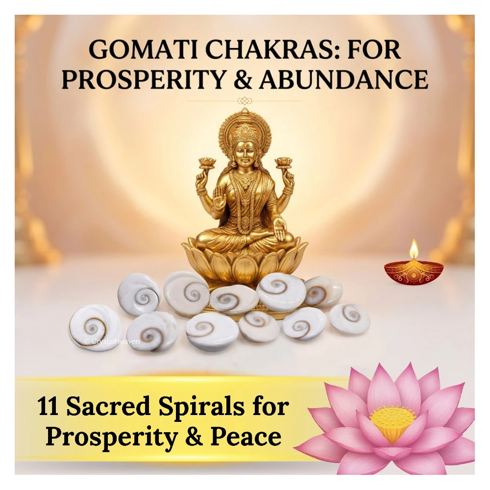 Gomati Chakra Beads (10mm, Set of 11)