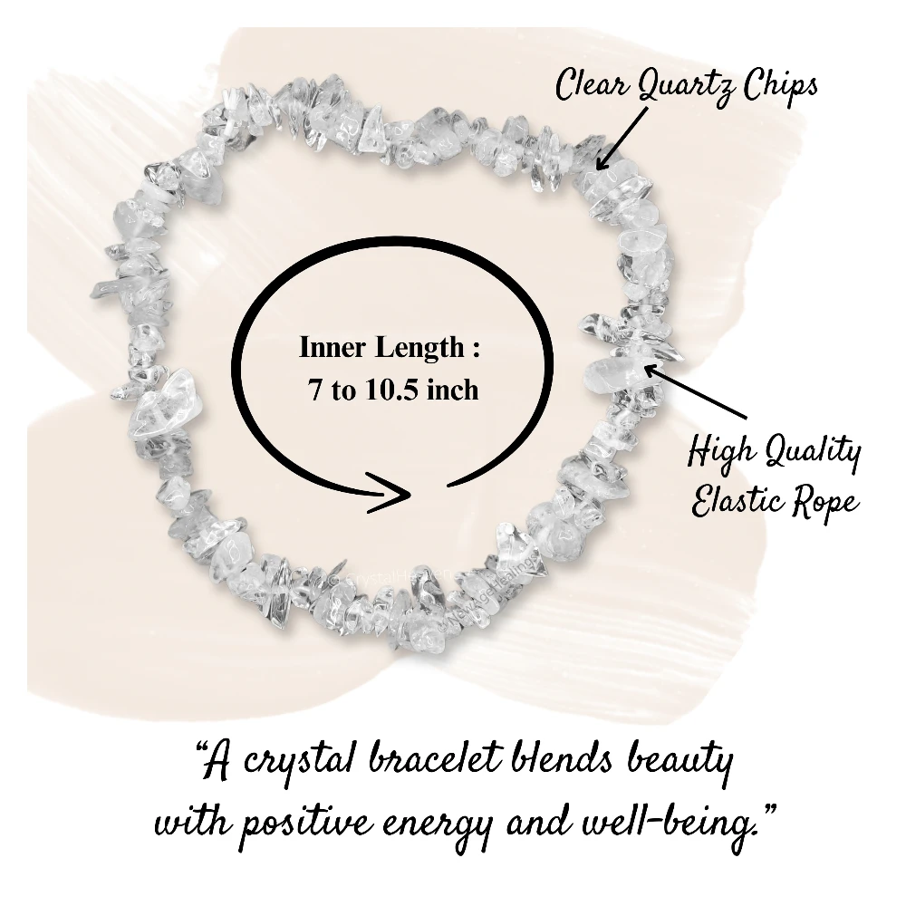 Clear Quartz Chips Bracelet