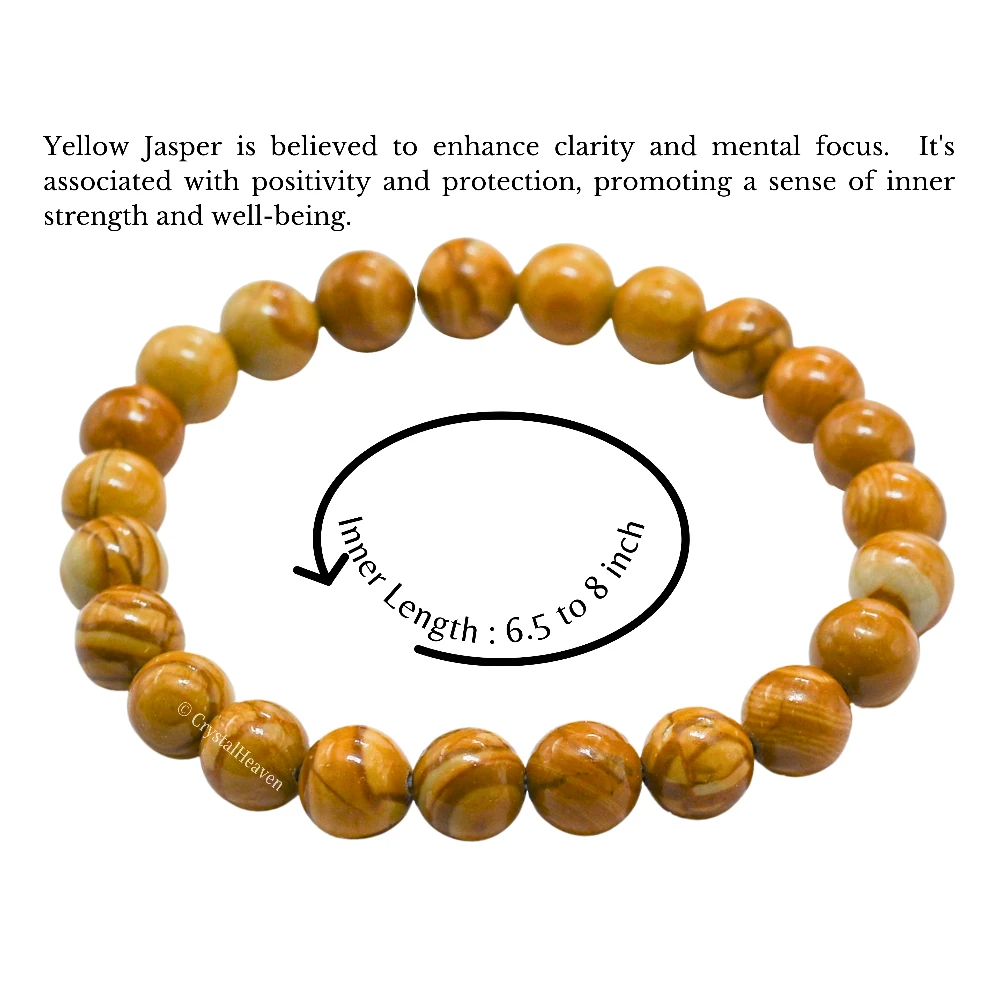 Yellow Jasper Bracelet (Elastic)