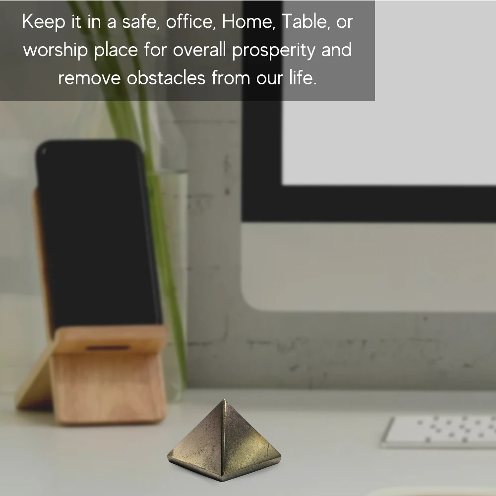 Pyrite Pyramid (1 Inch)