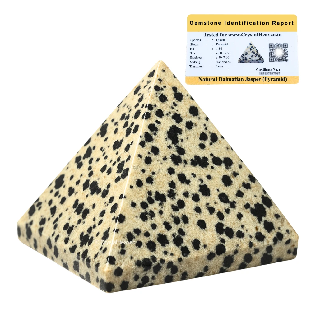 Dalmatian Jasper Pyramid (2 Inch)