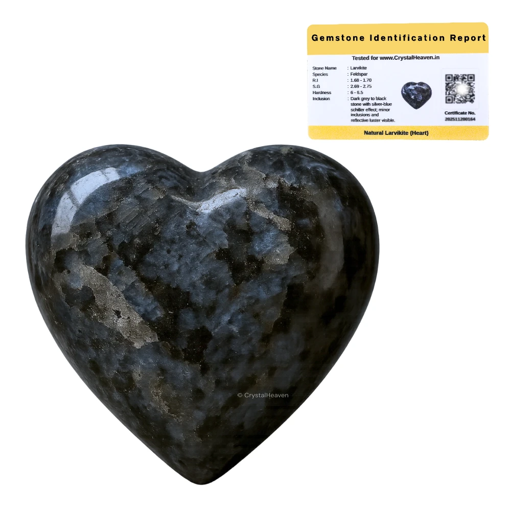 Larvikite Heart