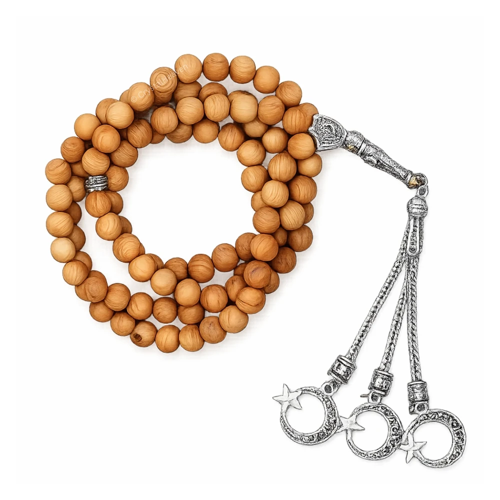 Wood with Fragrance Tasbih (Silver)