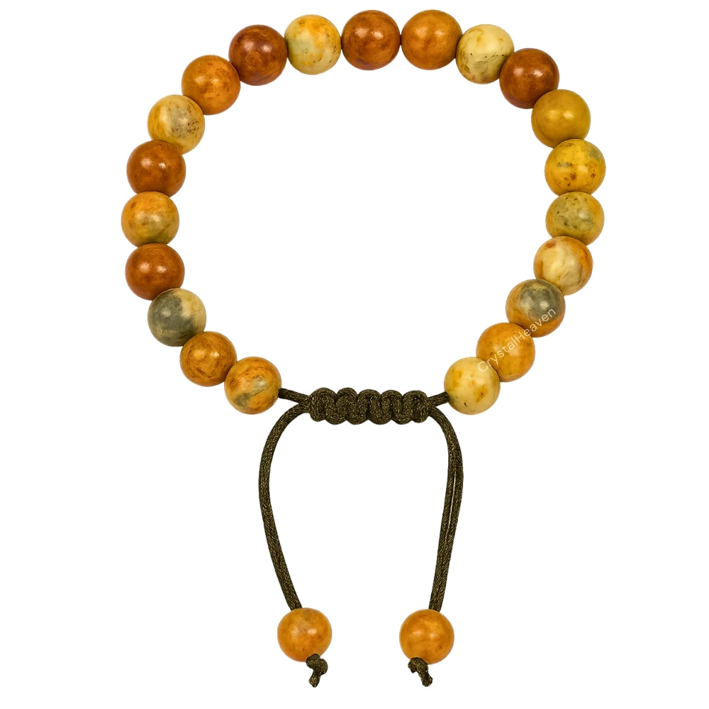 Crazy Lace Agate Bracelet (Adjustable)