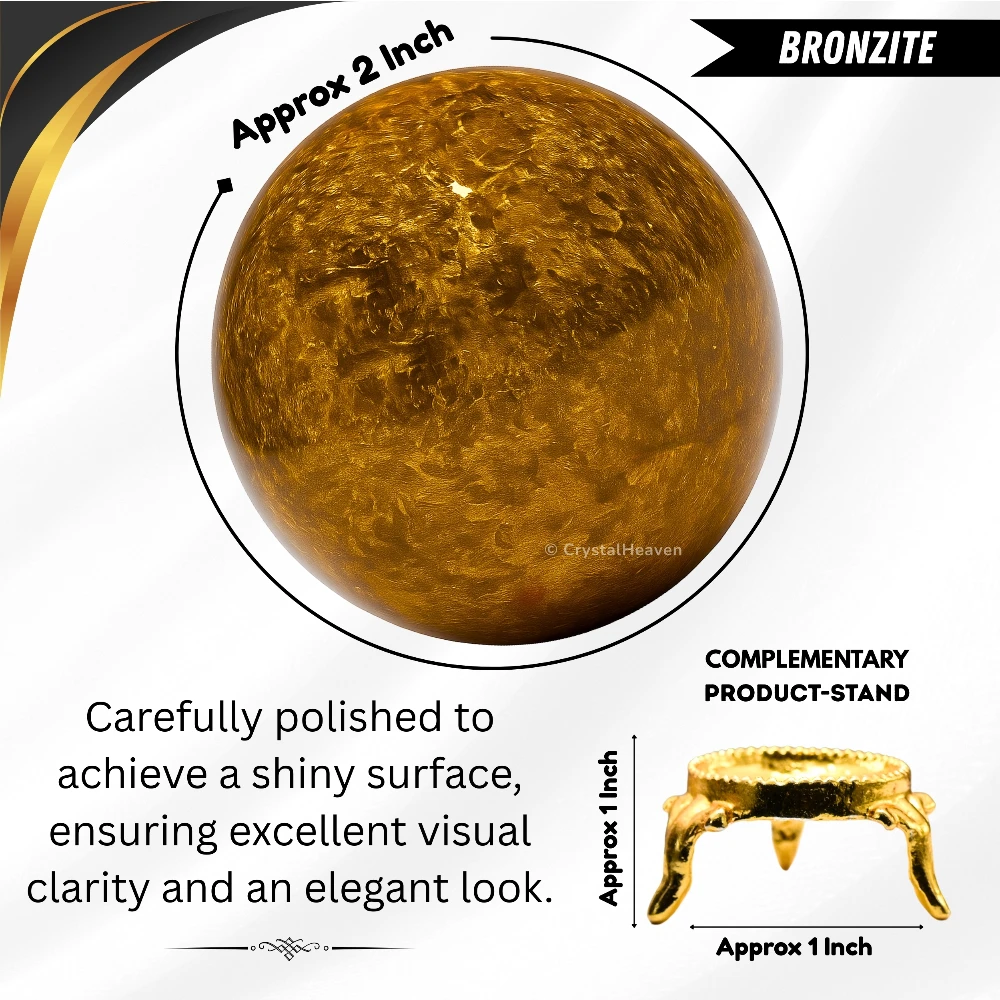 Bronzite Sphere (2 Inch)
