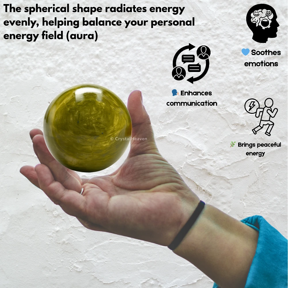 Vesuvianite Sphere (2 Inch)