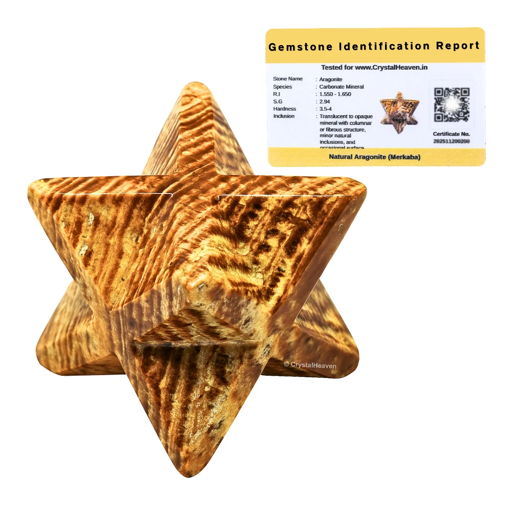 Aragonite Crystal Merkaba (15-20 mm)