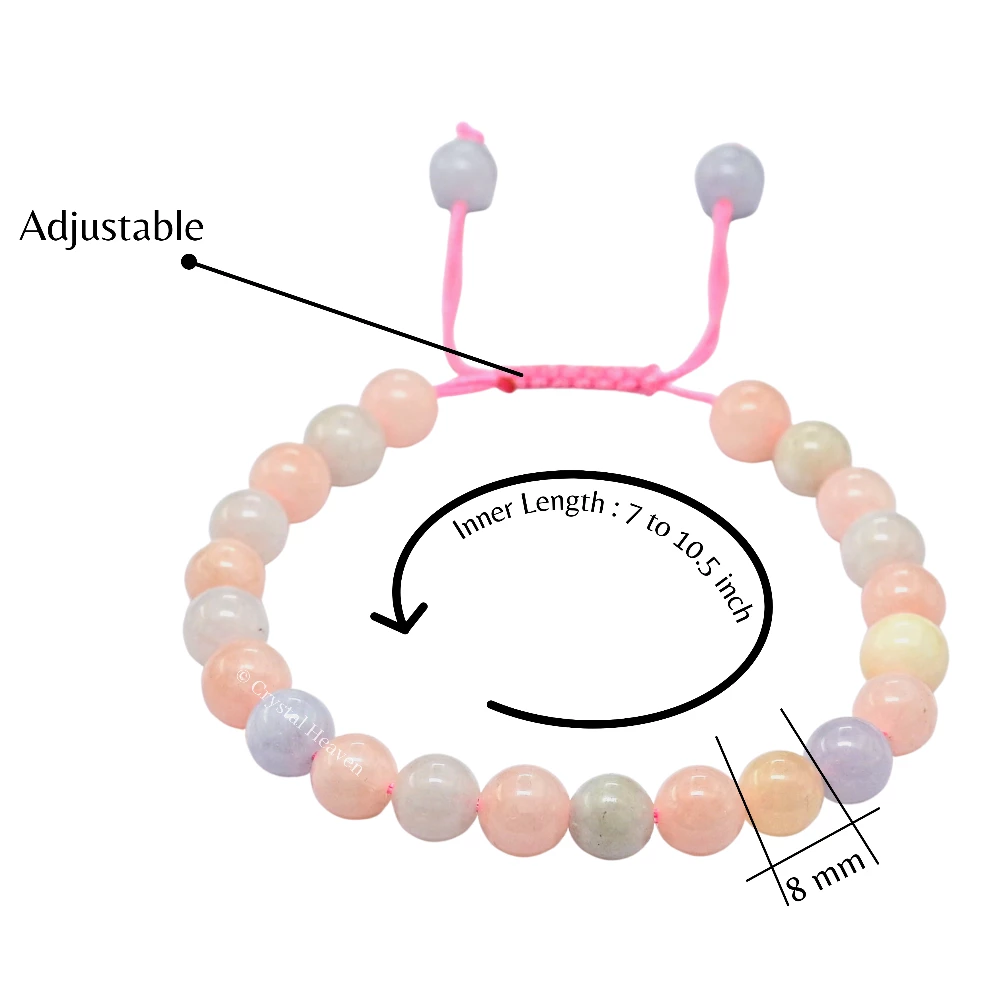 Morganite Bracelet (Adjustable)