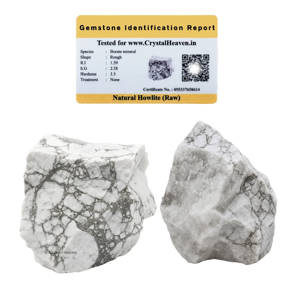 Raw Howlite Crystals (1 Piece)