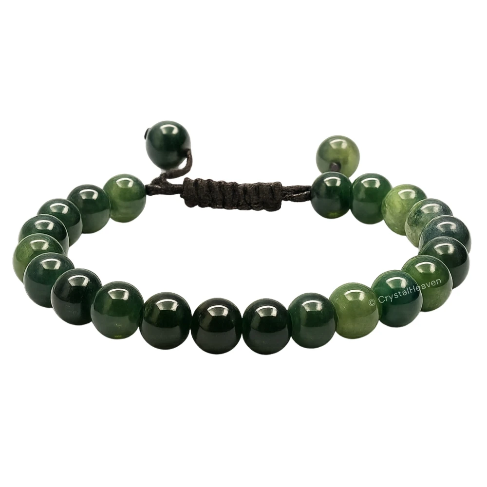Moss Agate Bracelet (Adjustable)
