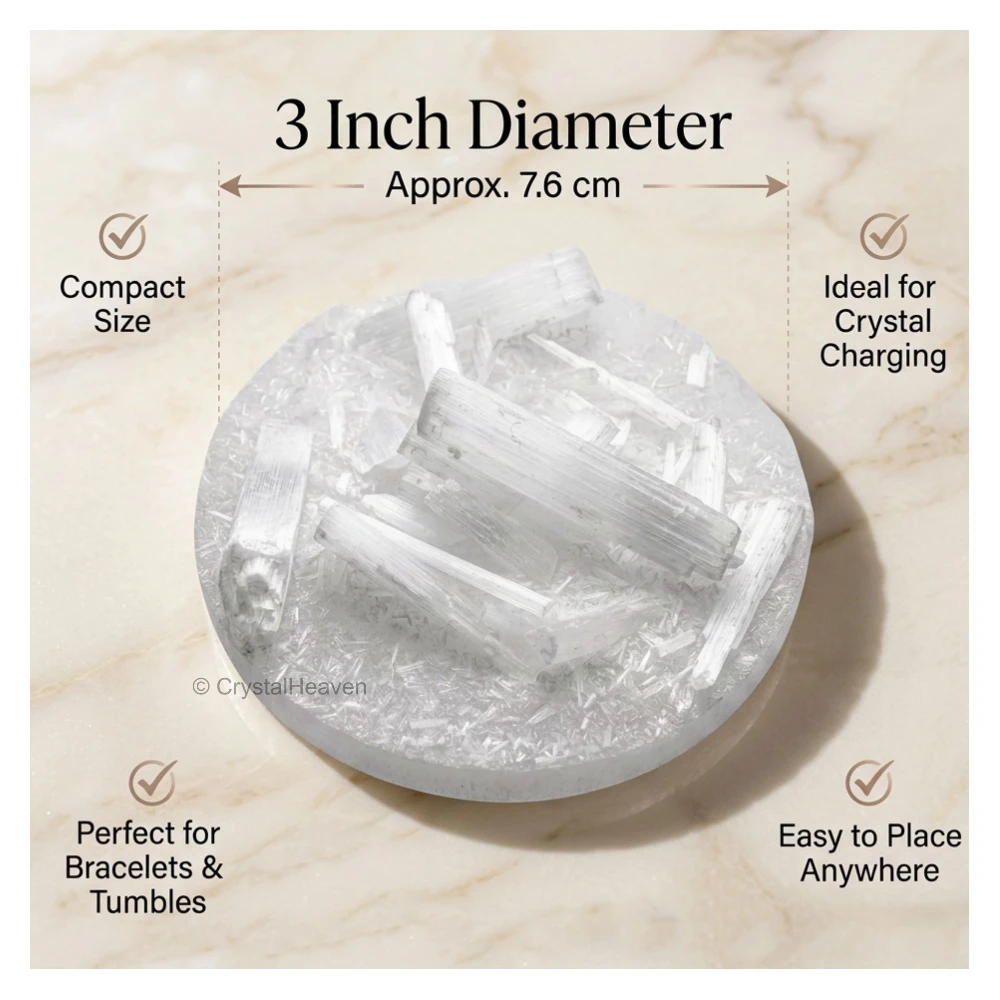 Orgone Selenite Plate