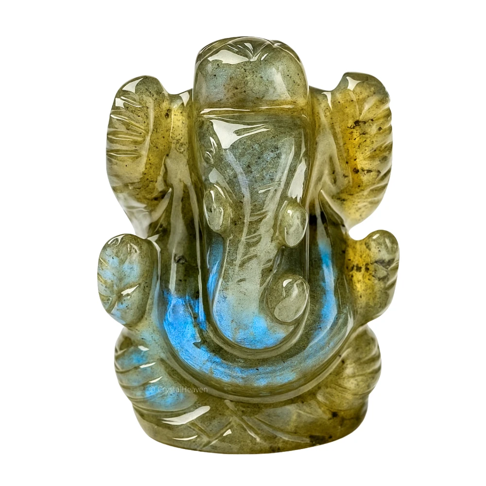 Labradorite Crystal Ganesh Ganpati