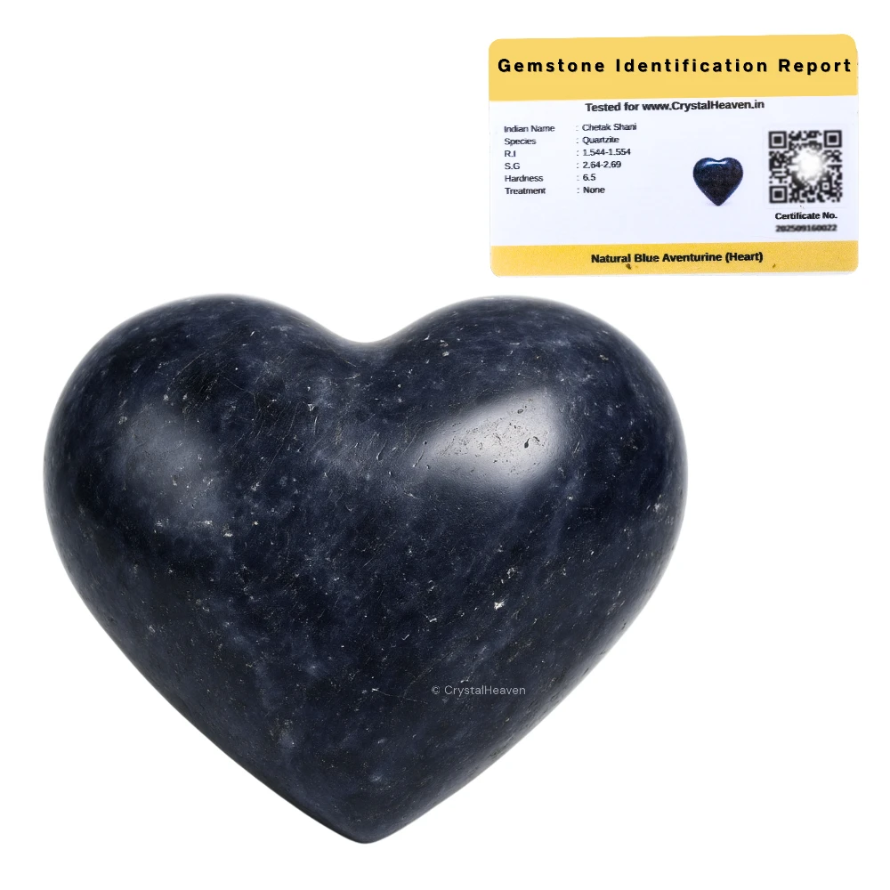 Blue Aventurine Heart