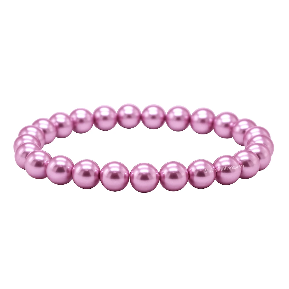Pink Pearl Bracelet (Elastic)
