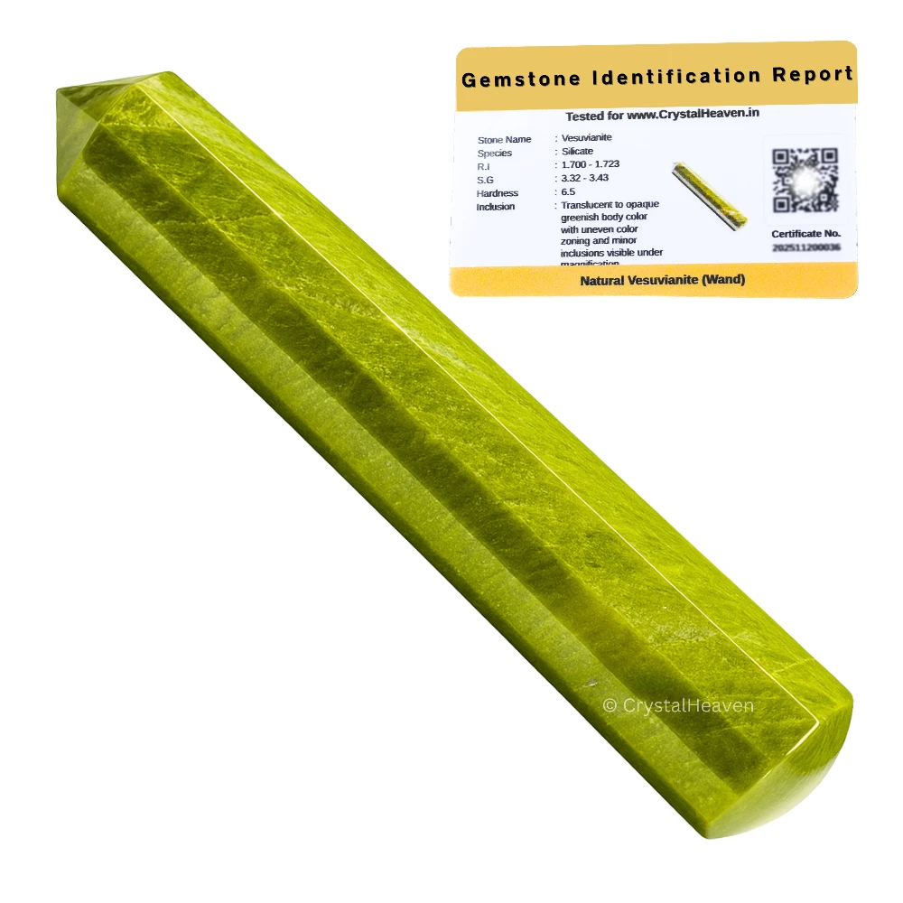 Vesuvianite Wand (Faceted)