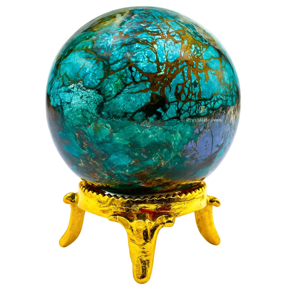 Chrysocolla Sphere