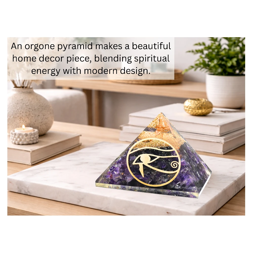 Amethyst Orgone Pyramid (RA)