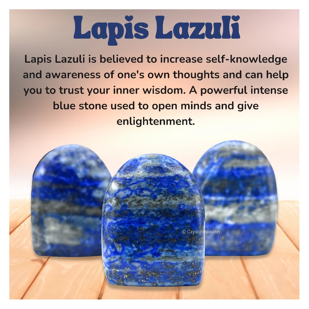 Lapis Lazuli Standing Palm Stone (Regular)