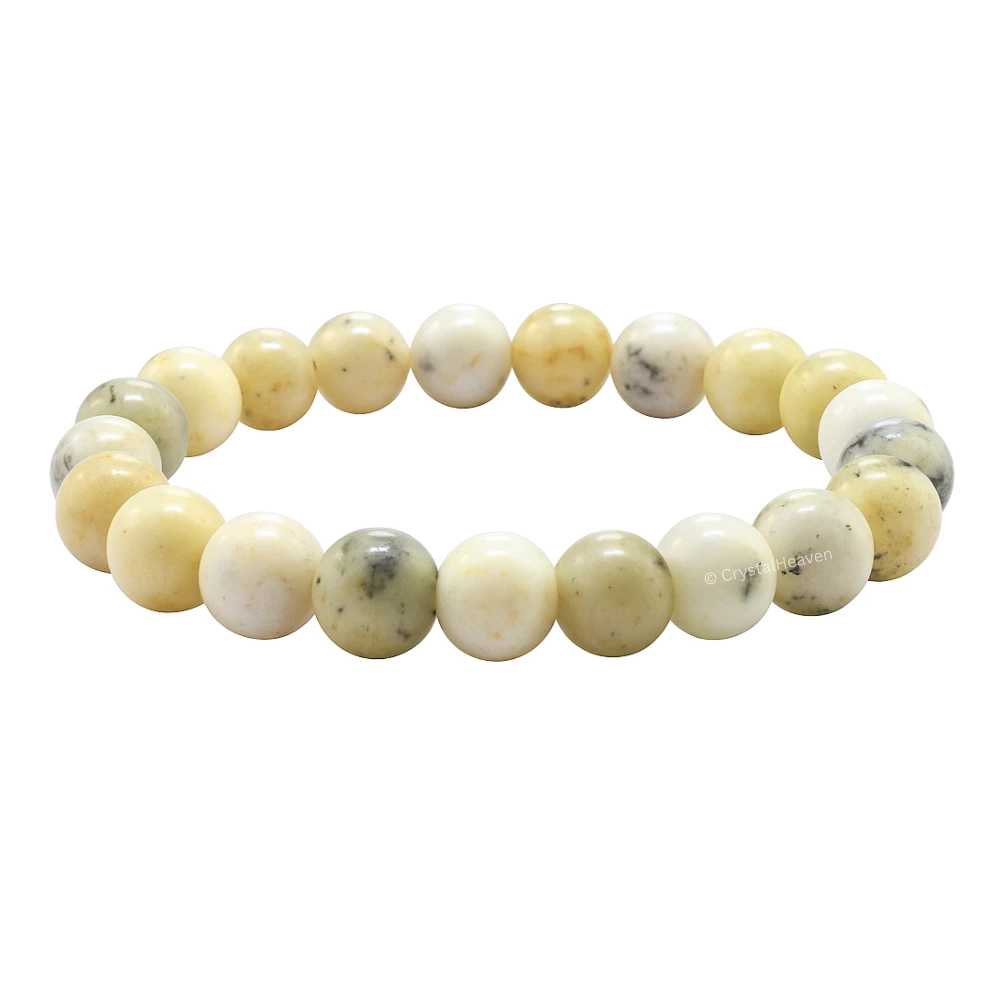 Dendrite Opal Bracelet (Elastic)