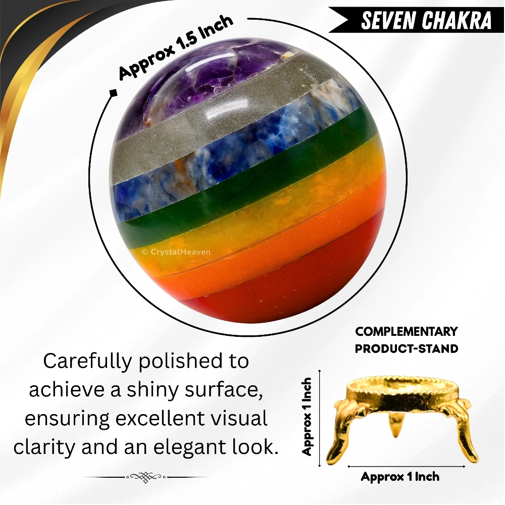 7 Chakra Sphere (2 Inch)
