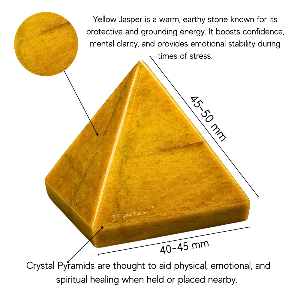Yellow Jasper Pyramid (2 Inch)