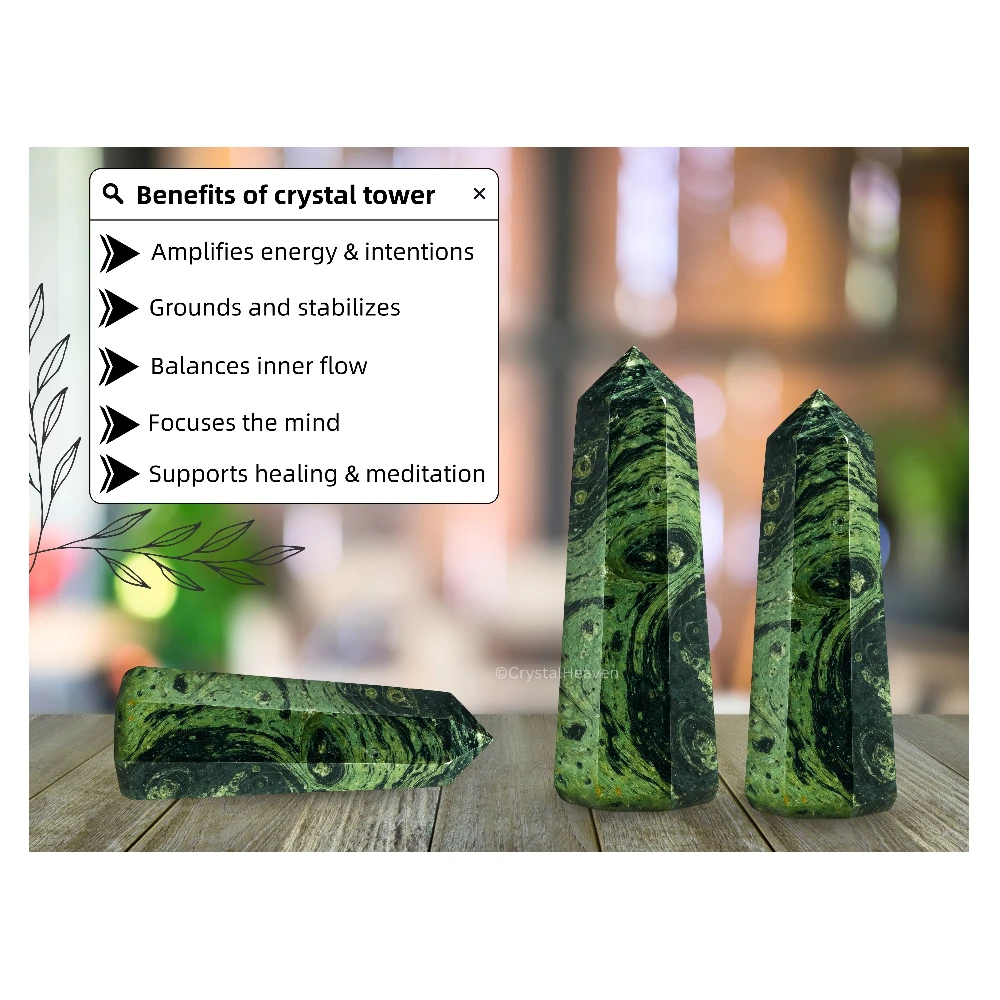 Kambaba Jasper Tower (2" to 3" inch)