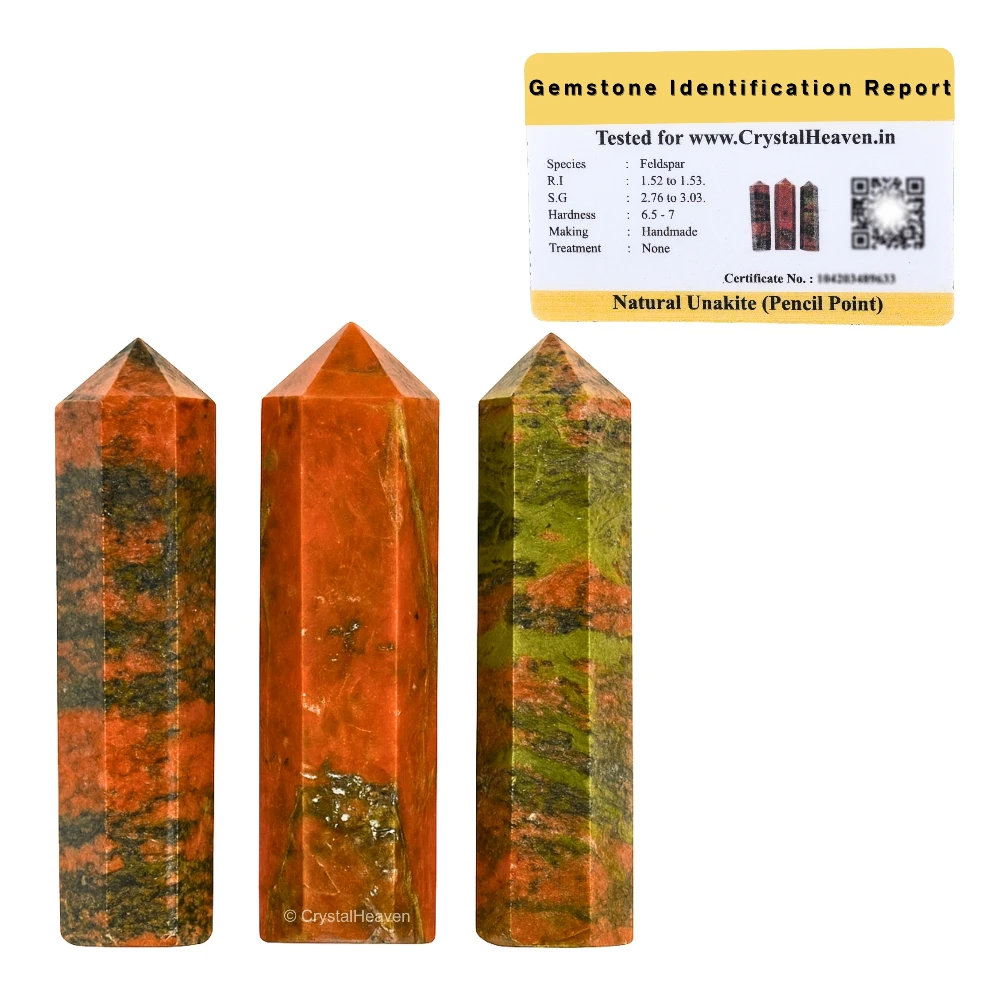 Unakite Pencil Points (Set of 3)