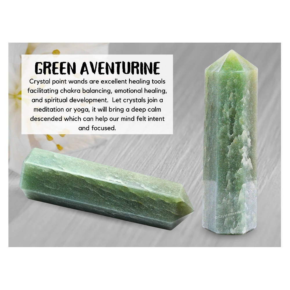 Large Green Aventurine Tower