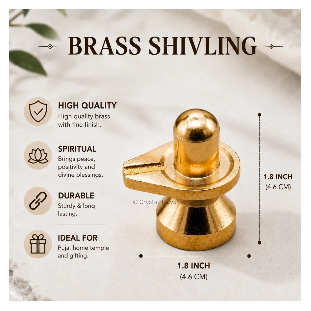 Shivling Bass Idol Figurine (140 Gram, 1.8 Inch)