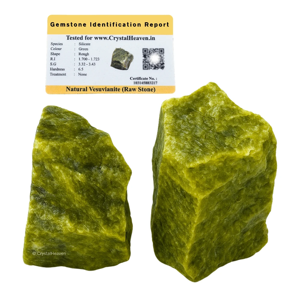 Raw Vesuvianite Crystals (1 Piece)