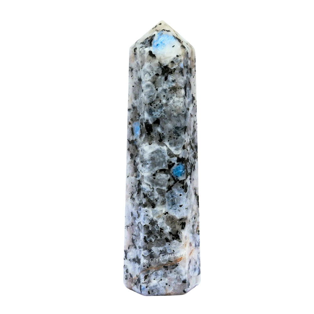 Large Rainbow Moonstone Tower