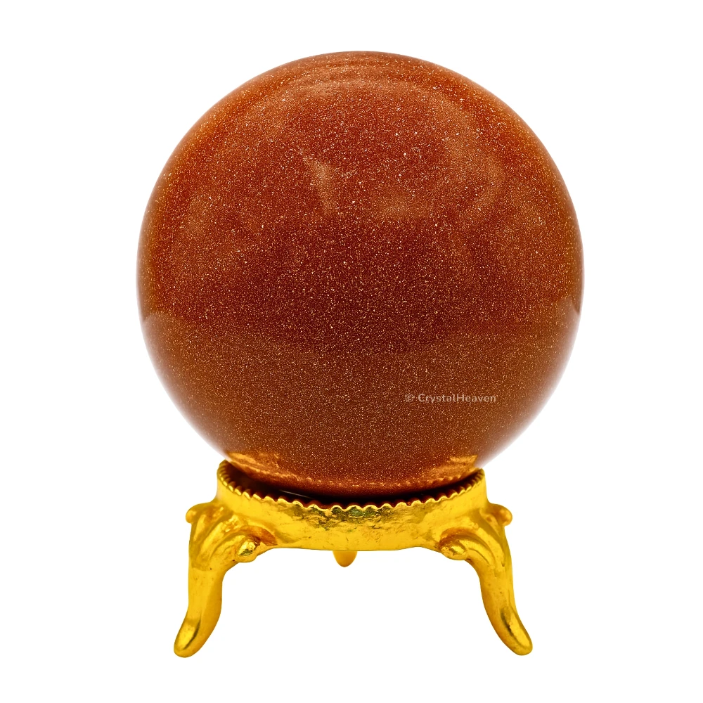 Red Goldstone Sphere (1.5 Inch)