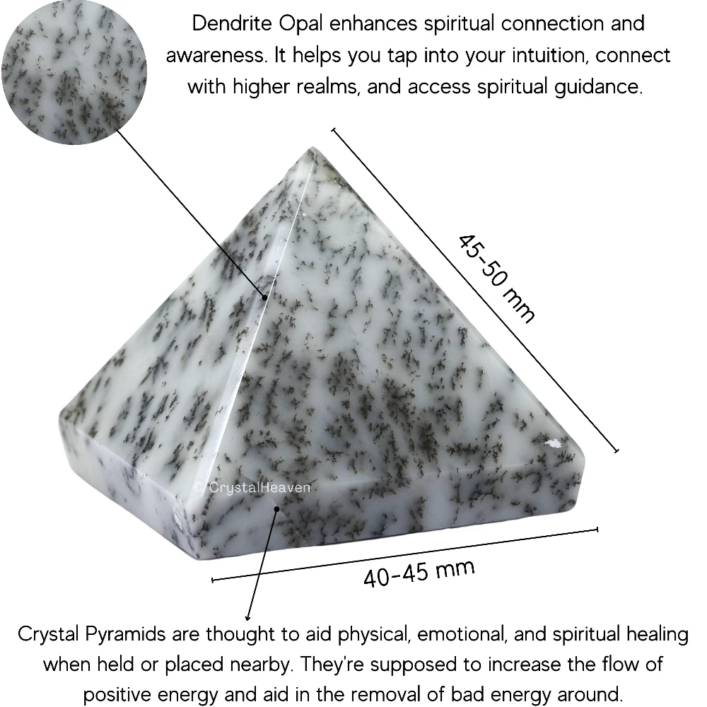 Dendrite Opal Pyramid (2 Inch)