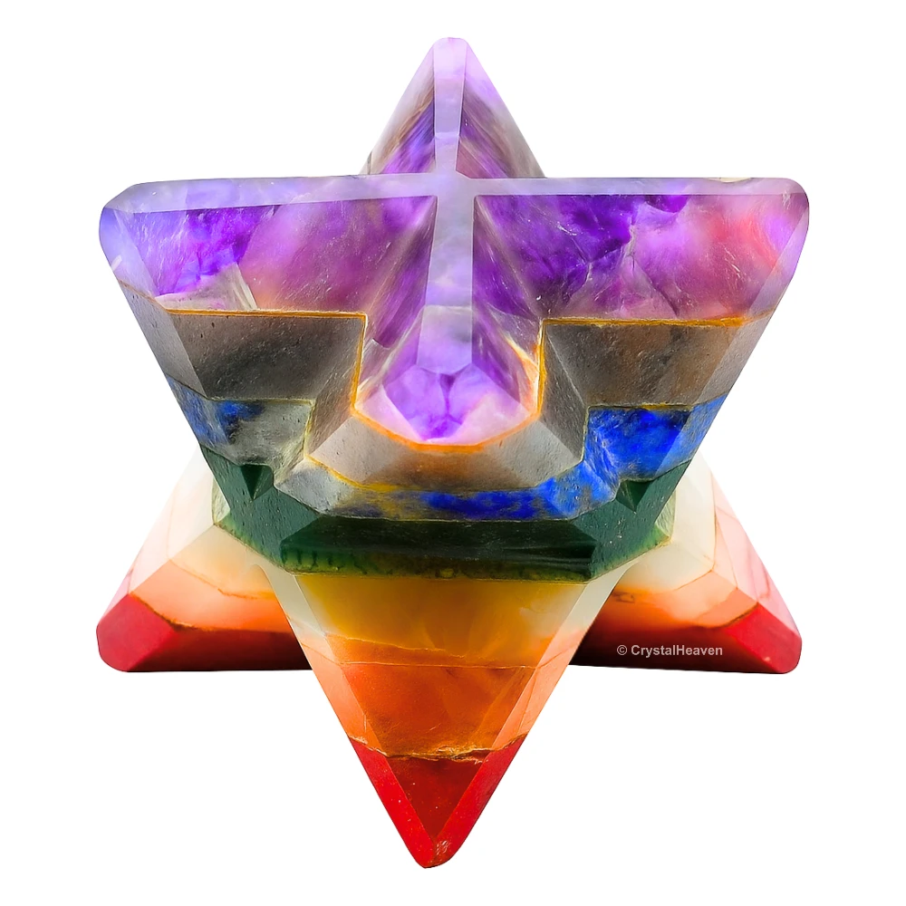 7 Chakra Crystal Merkaba