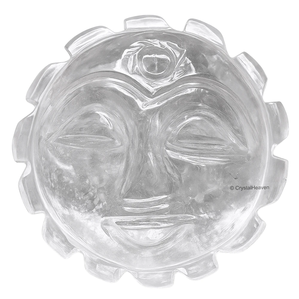 Sphatik Sun Face (10-20 Gram)