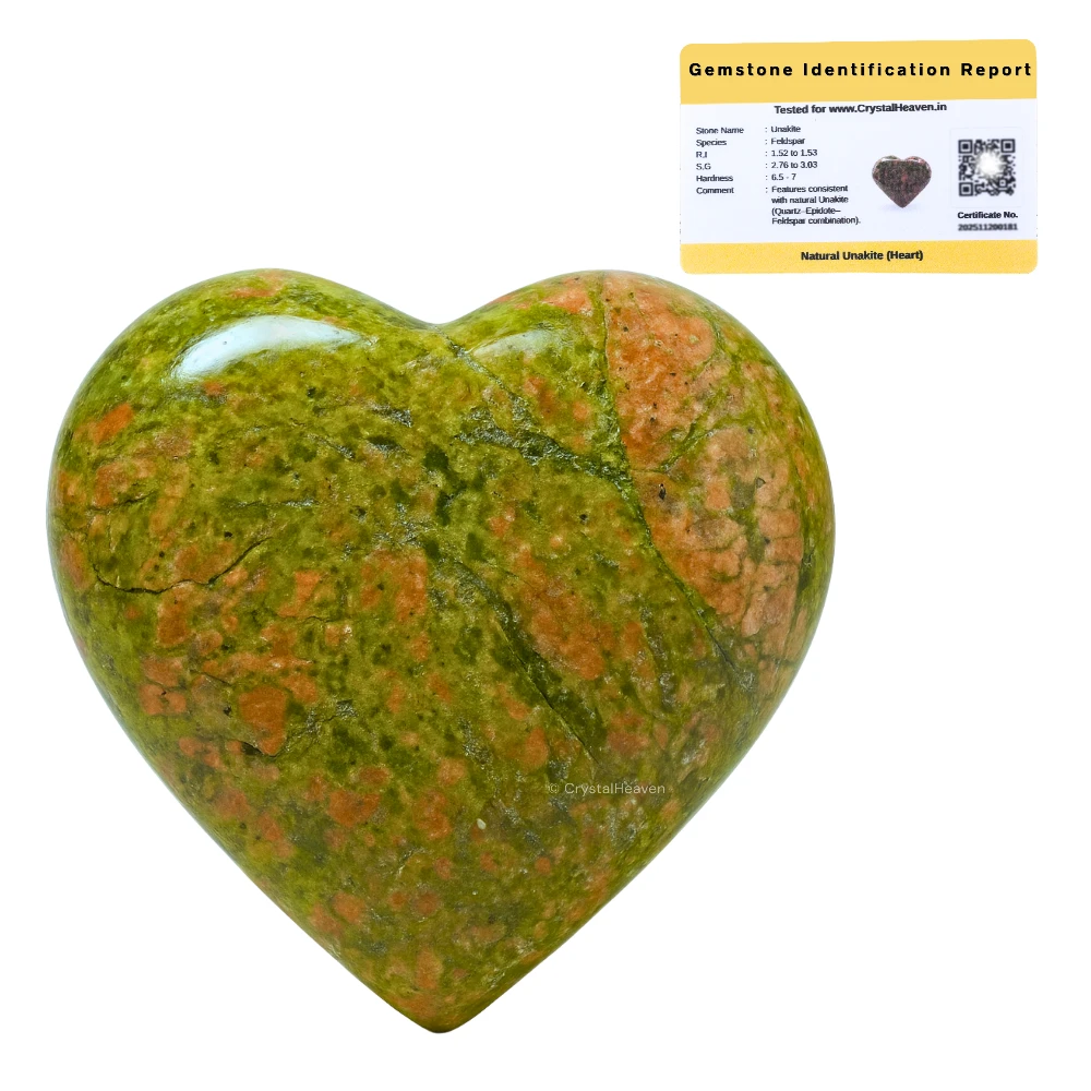 Unakite Heart